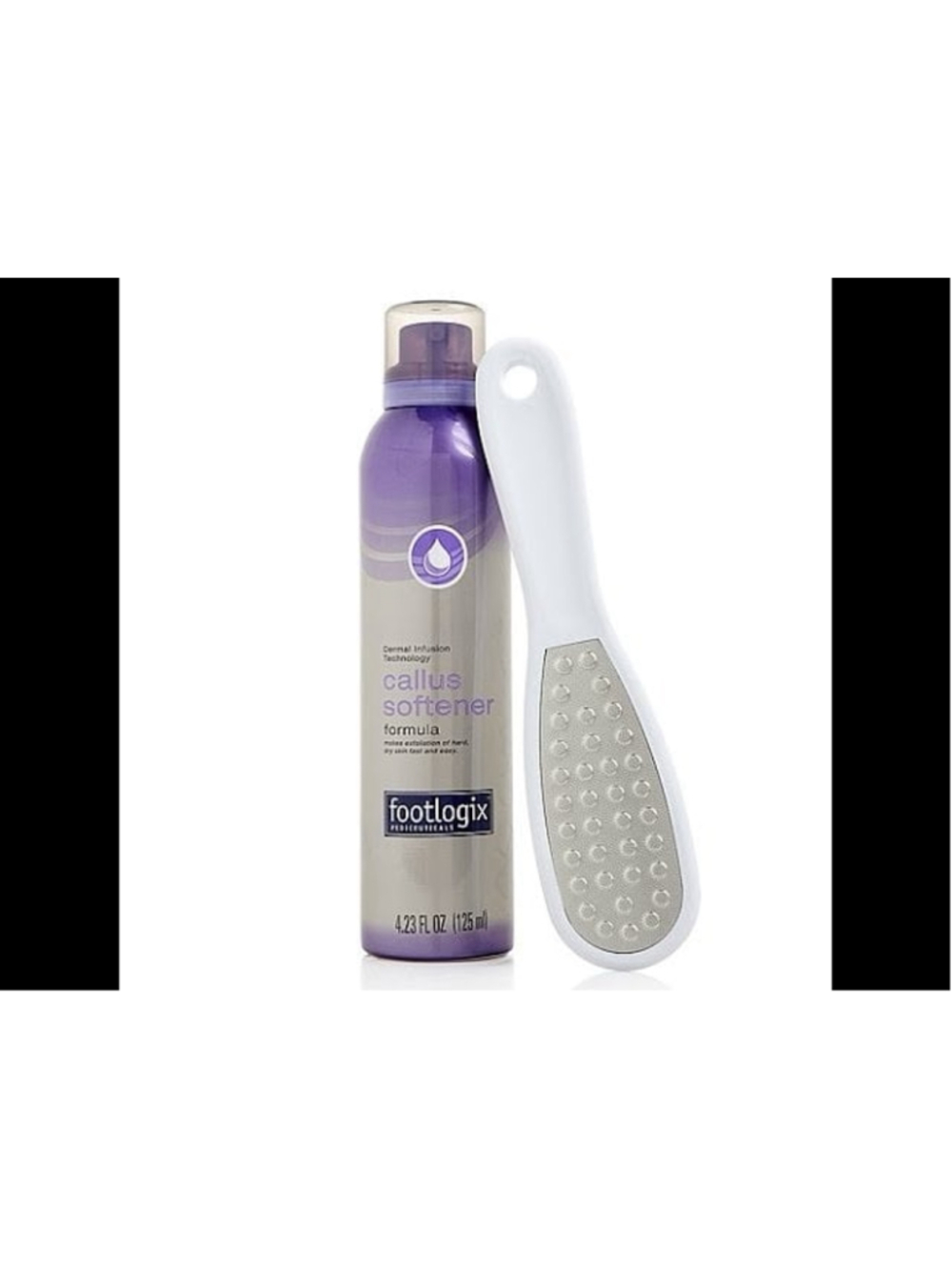New Footlogix Callus Softener Formula Spray 4.23oz & Foot File